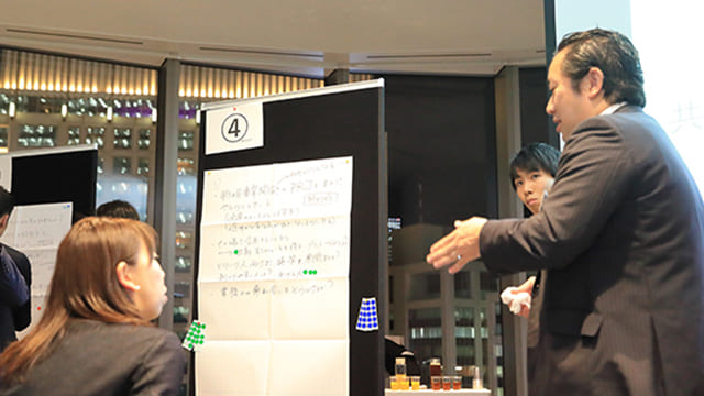 5グループに分かれて談論風発1