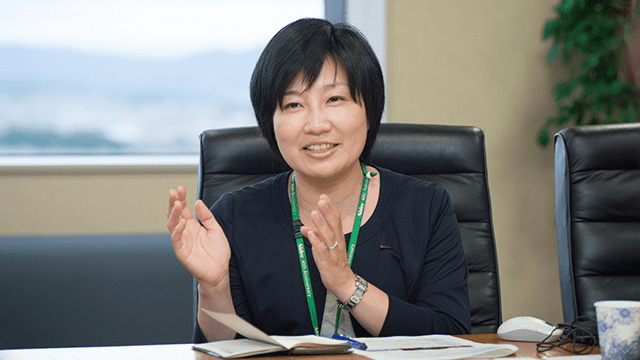 大山直子氏インタビューの様子