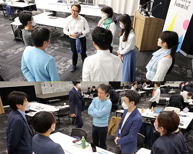会場では休憩時間中や表彰後にも、ゲスト審査員との熱い議論が交わされていた