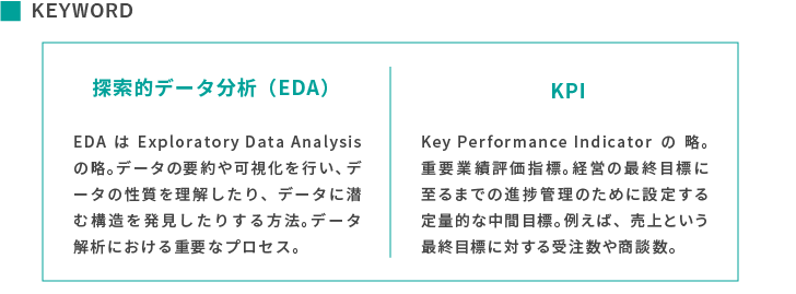 探索的データ分析／KPI