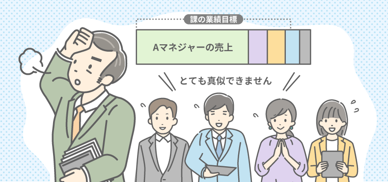 (1)ケース① 「脱プレイヤー」ができていないマネジャー