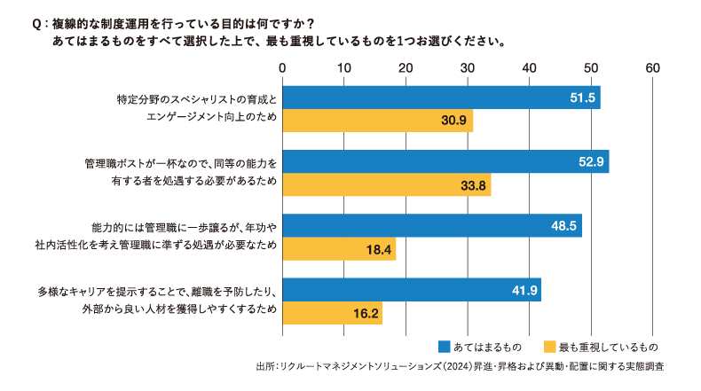 複線的な制度運用の目的