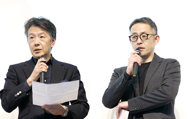 ゲスト審査員の高津尚志氏(写真左)と鈴木雅剛氏(写真右)