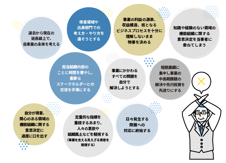 トランジションの核心となる“抑える”意識・行動
