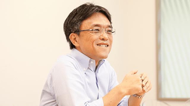 本間浩輔氏インタビューの様子