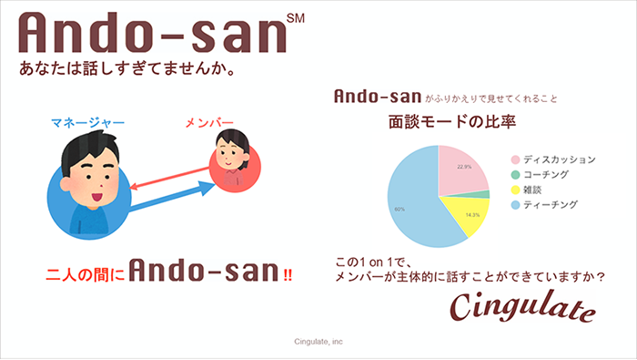 Ando-san あなたは話しすぎてませんか