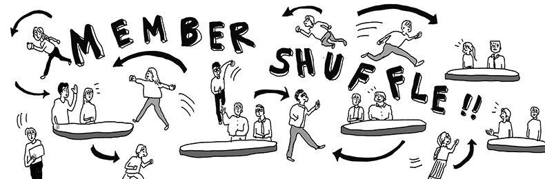 MEMBER SHUFLE!!のイメージイラスト