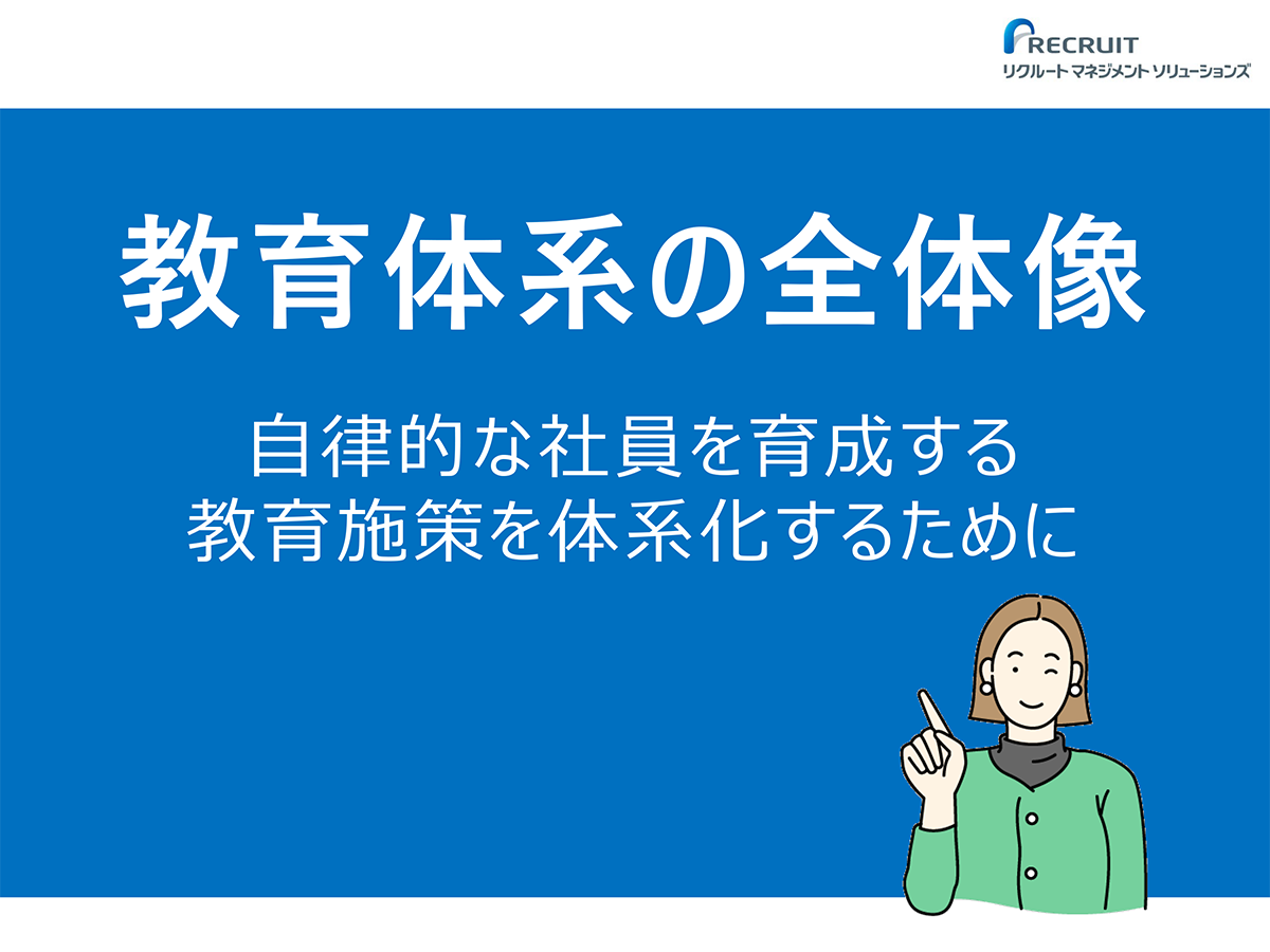 教育体系の全体像～自律的な社員を育成する教育施策を体系化するために～