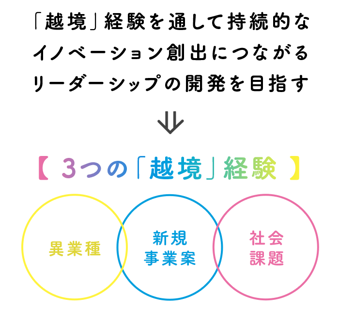 【 3つの「越境」経験 】
